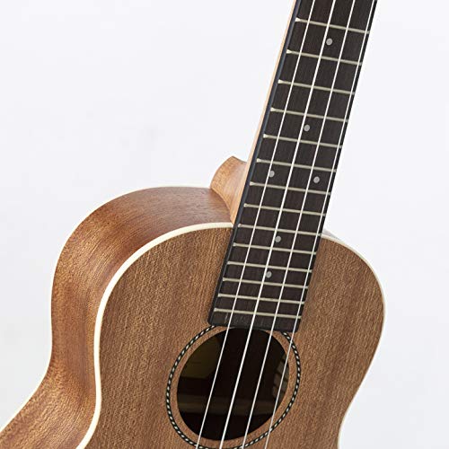 UKULELE CONCERTO 24 KAYKE SERIES KAL 300 CS FRISO E ROSETA EM ABS C/BAG KALANI NATURAL SAPELE