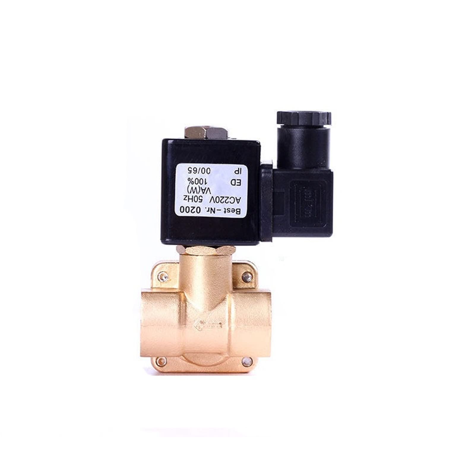 1/4" 3/8" 1/2" 3/4" 1 "1-1/4" 1-1/2" 2" Wysokie ciśnienie 1,6 Mpa 0927 Mosiądz Zawór elektromagnetyczny normalnie zamknięty (24vac-normalnie zamknięty, 927500)