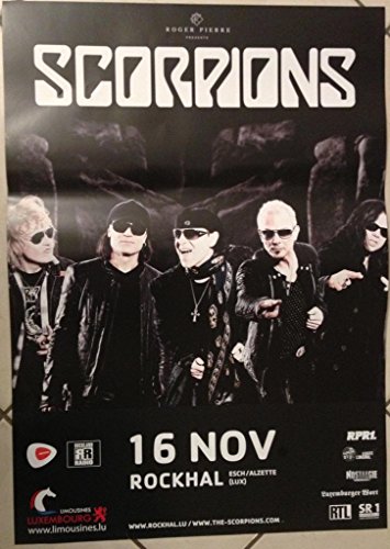 Affiche Scorpions 40x60cm pour créer une ambiance rock en salon