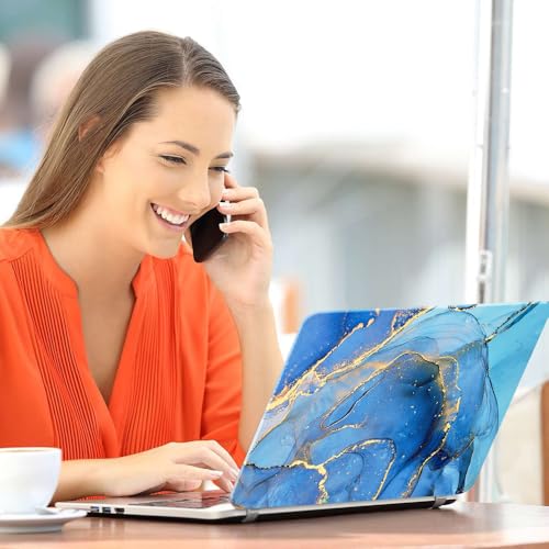 Image of Marbel-D6 Top+Wrist Pad Vinyl Laptop Skin /Sticker /Cover for 15 to 15.6 Inches Laptops Laminated-Removable-HD Quality Compatible for Hp-Dell-Sony-Lenovo-Asus etc.(15x10 Inches)