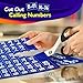 EXTRIC Bingo Game, Bingo Game for Adults and Kids, Bingo Set Includes Bingo Daubers, Bingo Cards, and Calling Numbers Ideal Fun Bingo Games for Family Game Night