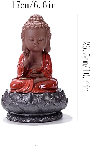 Miniatura 3 de Buddha Statue Thai Buddha Statue Decoration Shakyamuni Statue Ceramic Thai Buddha Statue Zen Ornaments Religious Supplies Home Decorations