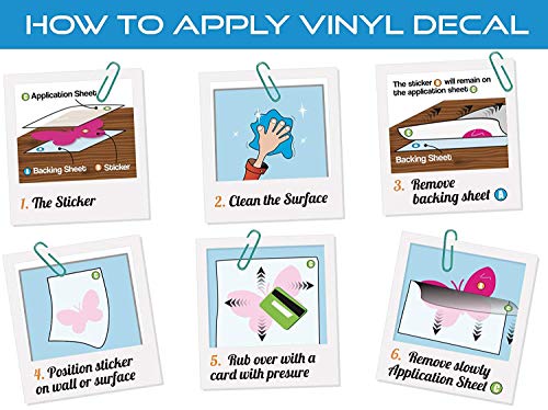 Vinilo decorativo de pared con diseño de lobos miniatura 3