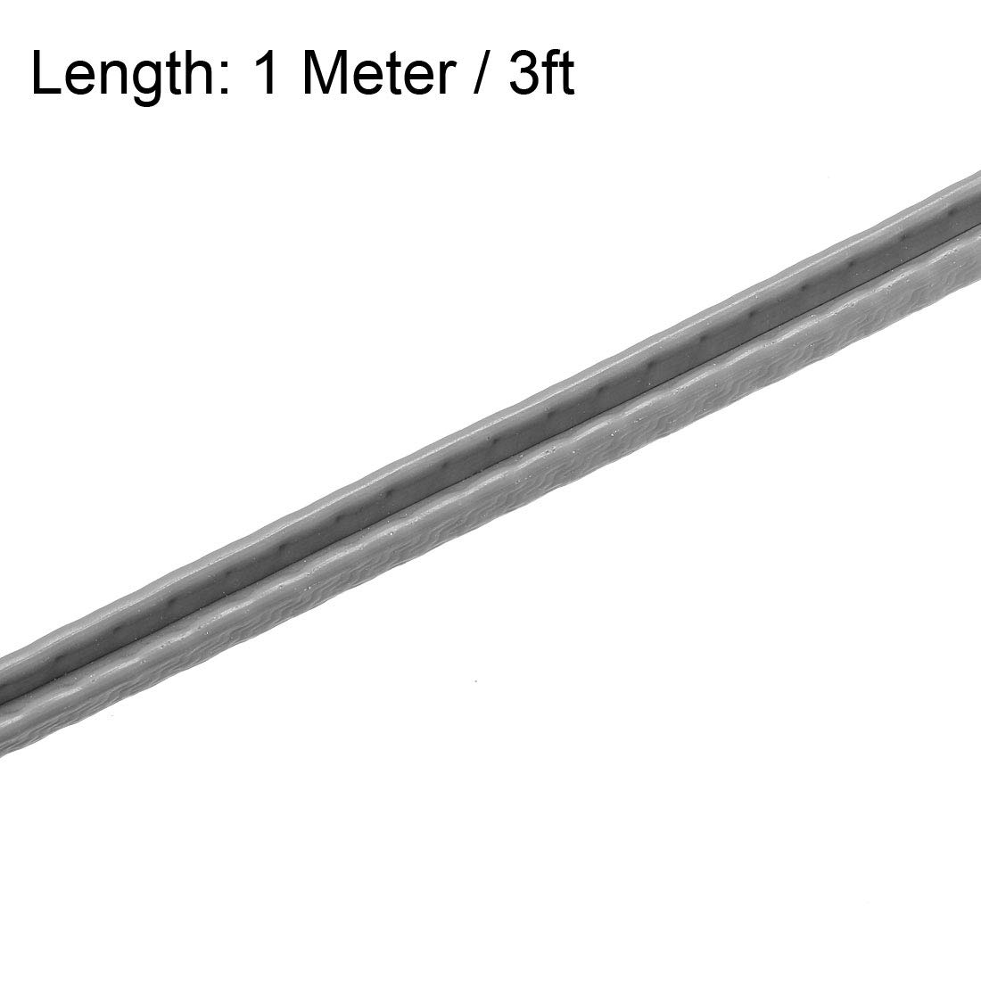 SOURCING MAP Bande étanchéité bord Extrusion Joint en U en silicone pour bord 0,1mm-1,5mm SOURCING MAP Bande étanchéité bord Extrusion Joint en U en silicone pour bord 0,1mm-1,5mm