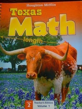 Spiral-bound Texas Math, Teacher's Edition, Grade 2, Volume 1 Book