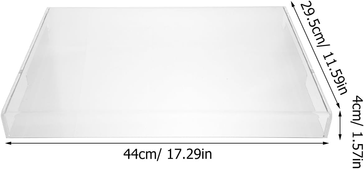 17.3 Inch Laptop Keyboard Cover Transparent Acrylic Protector Nonslip Design Lightweight for Easy Cleaning and Secure Fit