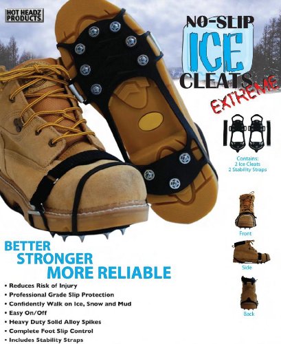 No-Slip Ice Cleats Extreme