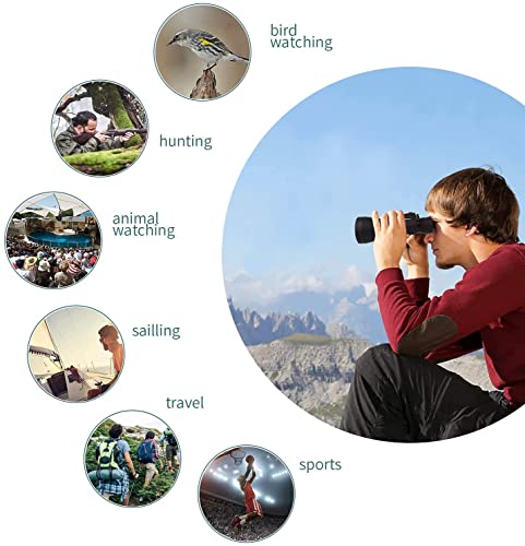 Image of Binocular for Long Distance | Telescopic Durbin for Bird Watching Trekking Sprots | Zoom-8x40 | Adjustable Lens for Clear Vision | Storage Bag with Lens Cover | Hanging Neck Strip