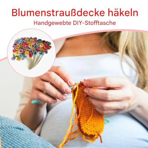 Kit de couverture au crochet lavable pour décoration maison