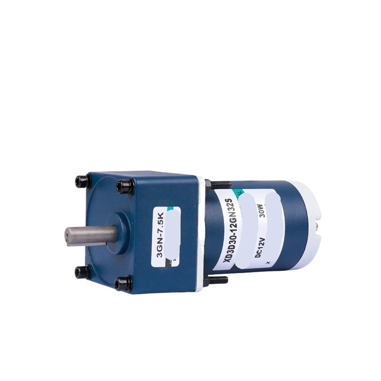 Silnik prądu stałego 12 V 24 V 30 W regulowana prędkość mały przenośnik taśmowy redukcja przekładni elektryczna (12 V 100 obr./min)