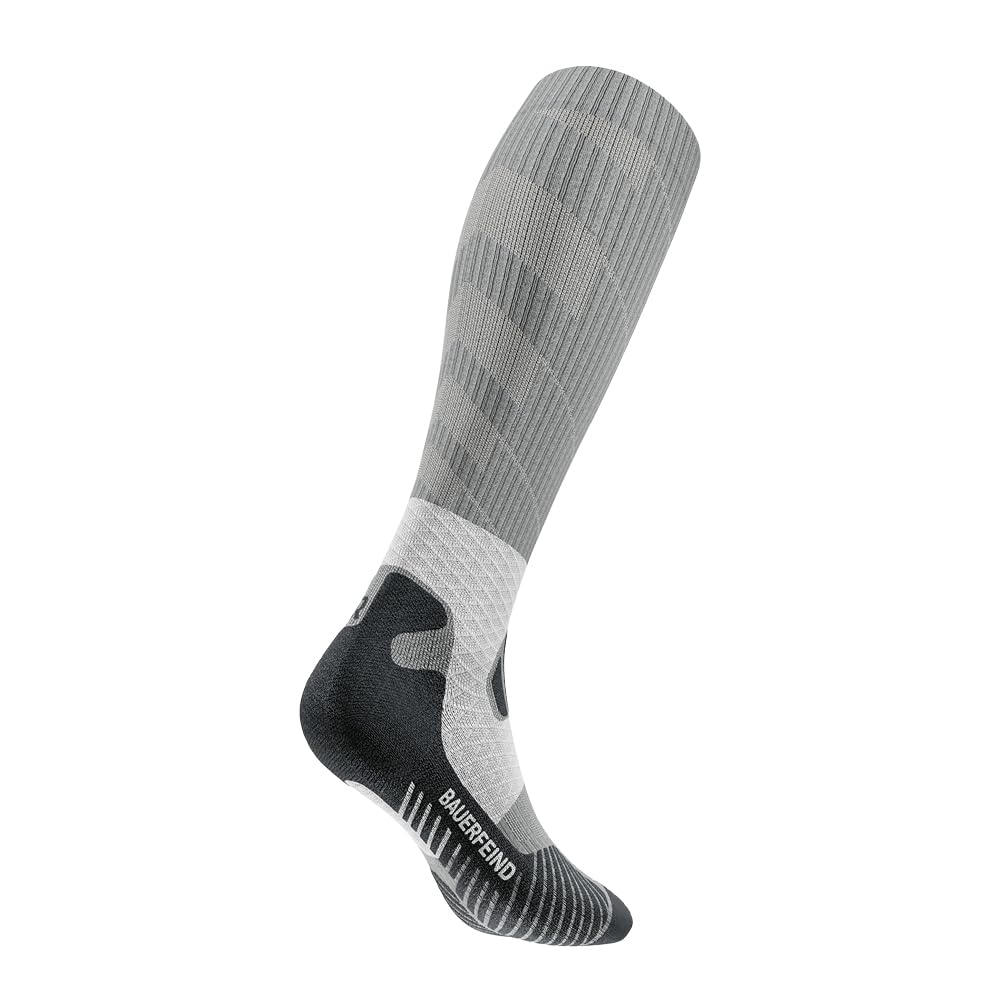 BAUERFEIND Trailrunning-Socken „Trail Run Compression Socks“, Damen Sportsocken mit Kompression, Stabilität im Sprunggelenk, 1 Paar