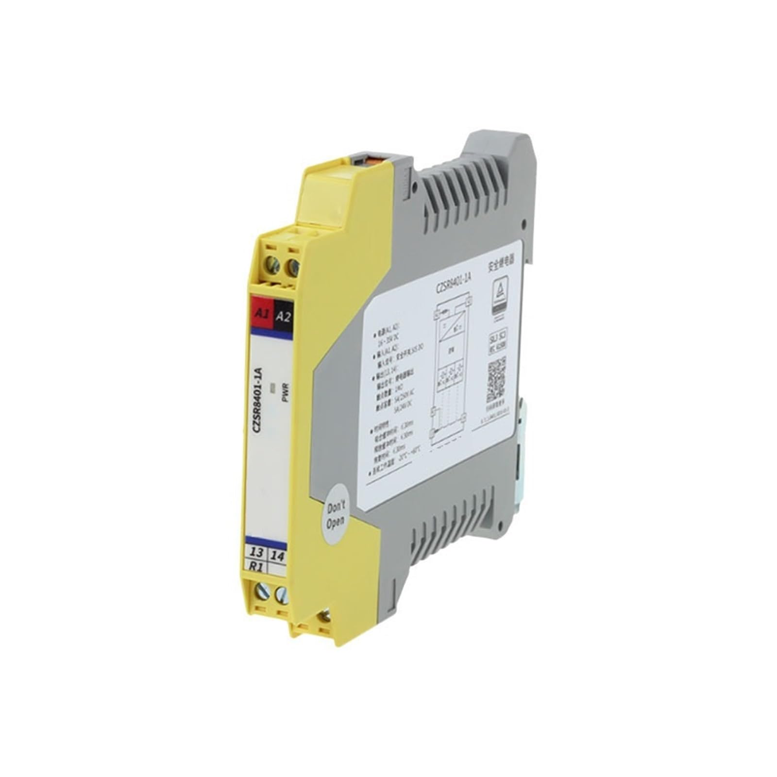 Relè CZSR80 01-2A2B per segnali DO del cancello di sicurezza | Per interruttori di controllo dei cancelli di sicurezza.