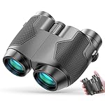 Binoculars 12x25 for Adults and Kids Low Light Vision Binoculars Compact Binocular Large Eyepiece Waterproof Binocular Wide Field of View for Bird Watching,Hiking,Hunting,Concert with Carrying Bag