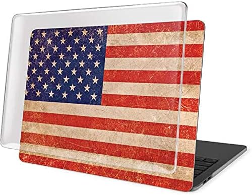 Skinit Case + Skin Compatible with MacBook Pro 15in (2016-19) Originally Designed Distressed American Flag Design