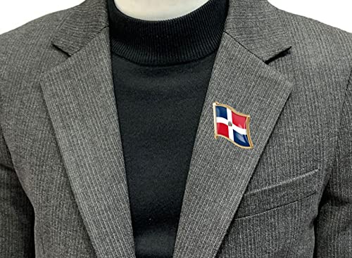 Image of vmcoatdu Country Flag Pin Badge International Travel Brooch Metal Alloy Souvenir Pin for Hat Clothes Backpack