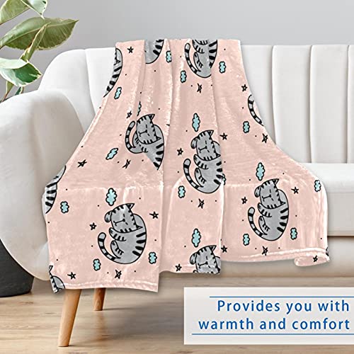 Couverture chat endormi un plaid doux et chaud plein de tendresse - 7