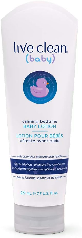 Live Clean Baby Calming Bedtime Lotion, 7.7 oz.
