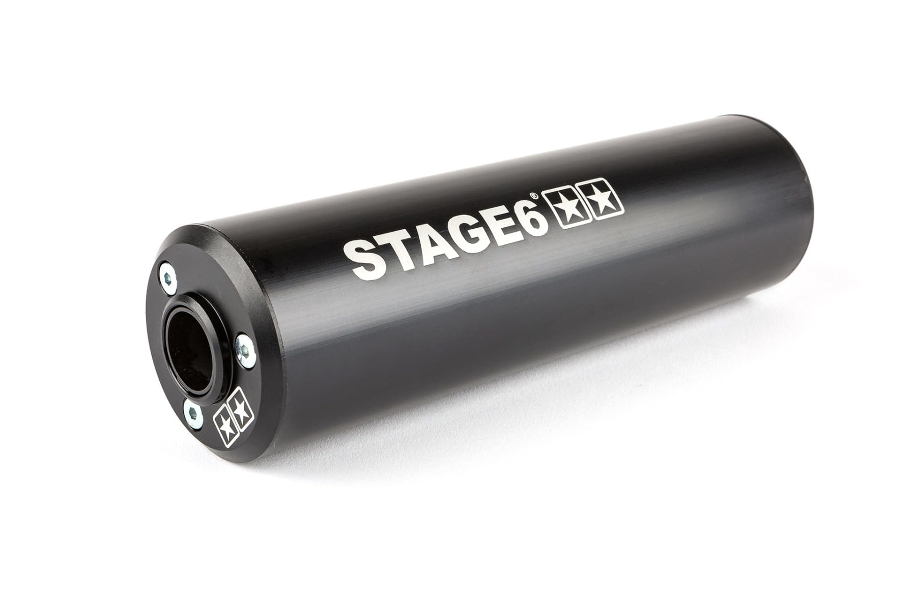 Silenziatore posteriore Stage6 50-80ccm montaggio destro, nero