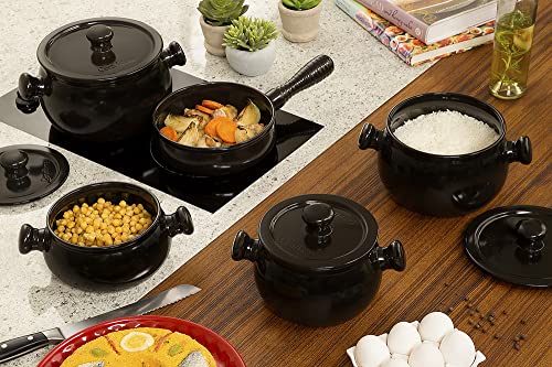 Conjunto De Panelas Premiere+ 5 Peças - Preto