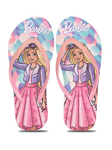 Image of Barbie by toothless Girl's Kids Flip Flop Slipper