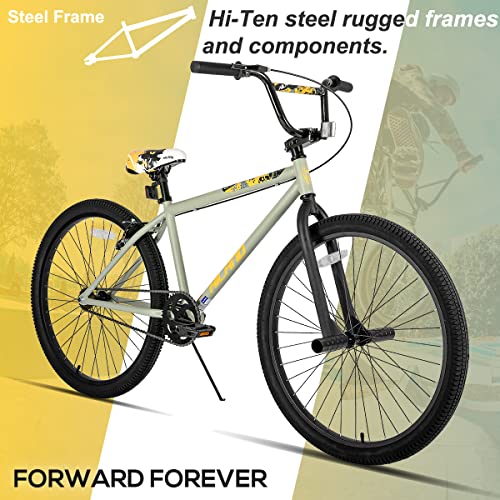 image for HH HILAND 26 inch BMX Bike for for Teen Bike and Adult Bikes, Beginner