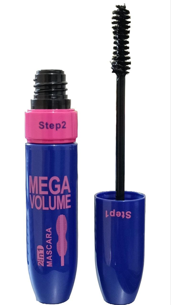 2IN1 MEGA Volume Waterproof Mascara - (Pack of 1)