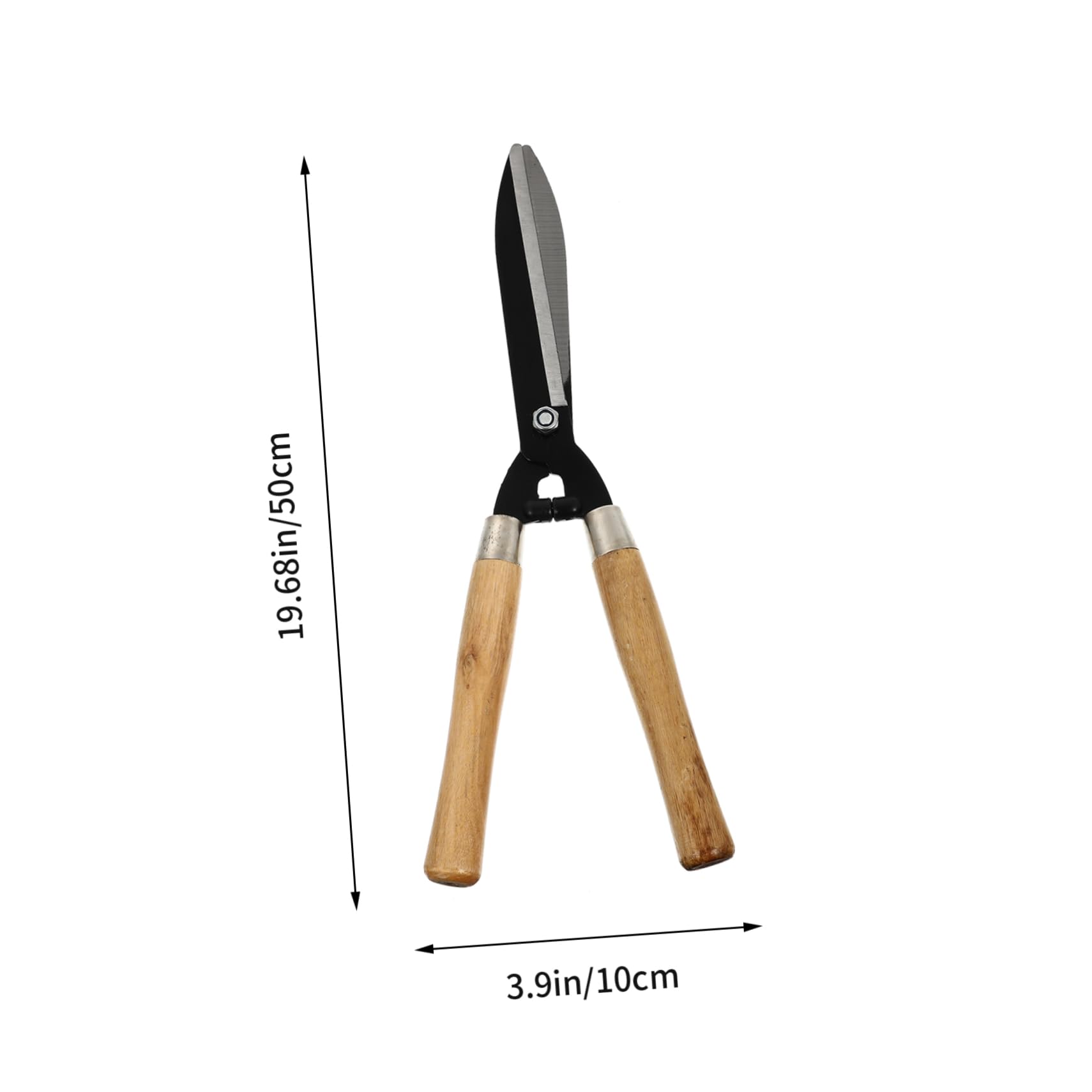 Abaodam Sécateur de Jardin en Acier à Haute Teneur en Carbone, Poignée en Bois, Coupe Facile, Design Ergonomique pour Tailler Haies et Branches