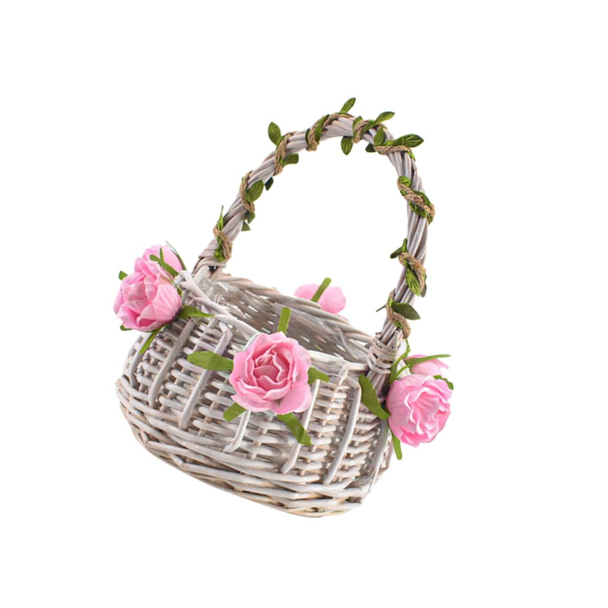 Zerodeko 3stücke Hochzeitsblumenkorb Aus Rattan Zarter Handgefertigter Blumenmädchenkorb Für Hochzeiten Kreative Streukörbchen Für Blumen Und Konfetti Elegantes Hochzeitszubehör b