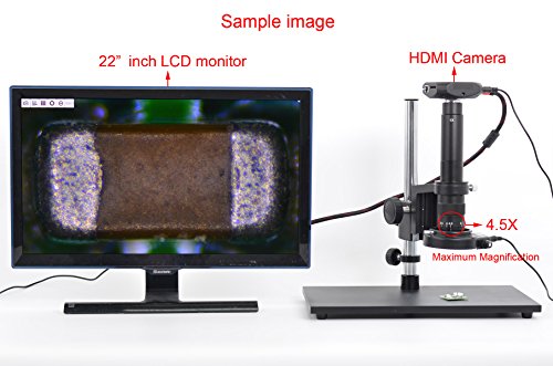 Monocular Max 300X Zoom C-Mount Glass Lens Adapter F/Industry Digital Microscope Camera Objective #TOP7