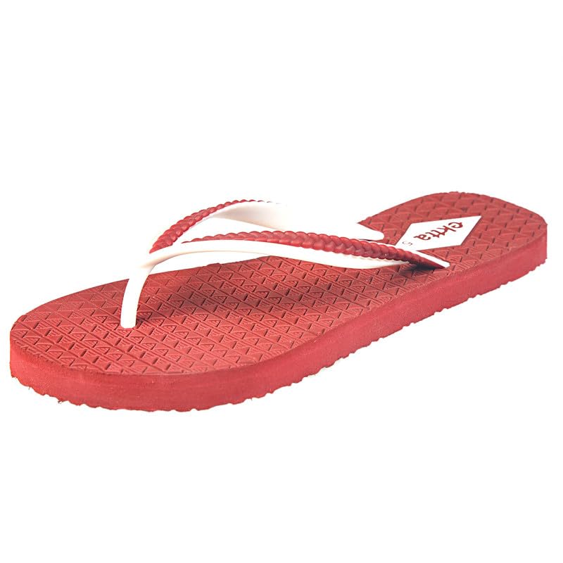 Ektta Super Soft | Ultra-Light | Slippers for Women_Payal-01-Maroon-6 (B0CL2CGWQ1) Amazon Price History, Amazon Price Tracker
