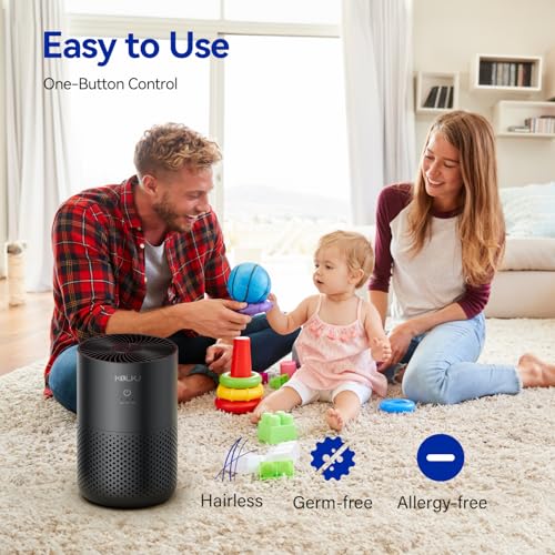 Air Purifiers for Home Bedroom,KQLKJ H13 True HEPA Air Purifier with Fragrance Sponge for - image 5