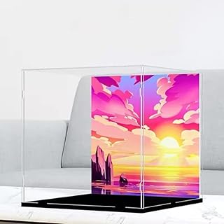 Acrylic Display Case for Lego 80046 Airship, Dustproof Display Case, Compatible with Lego 80046 Display Case (Lego Model Not Included) 2mm,30x30x30