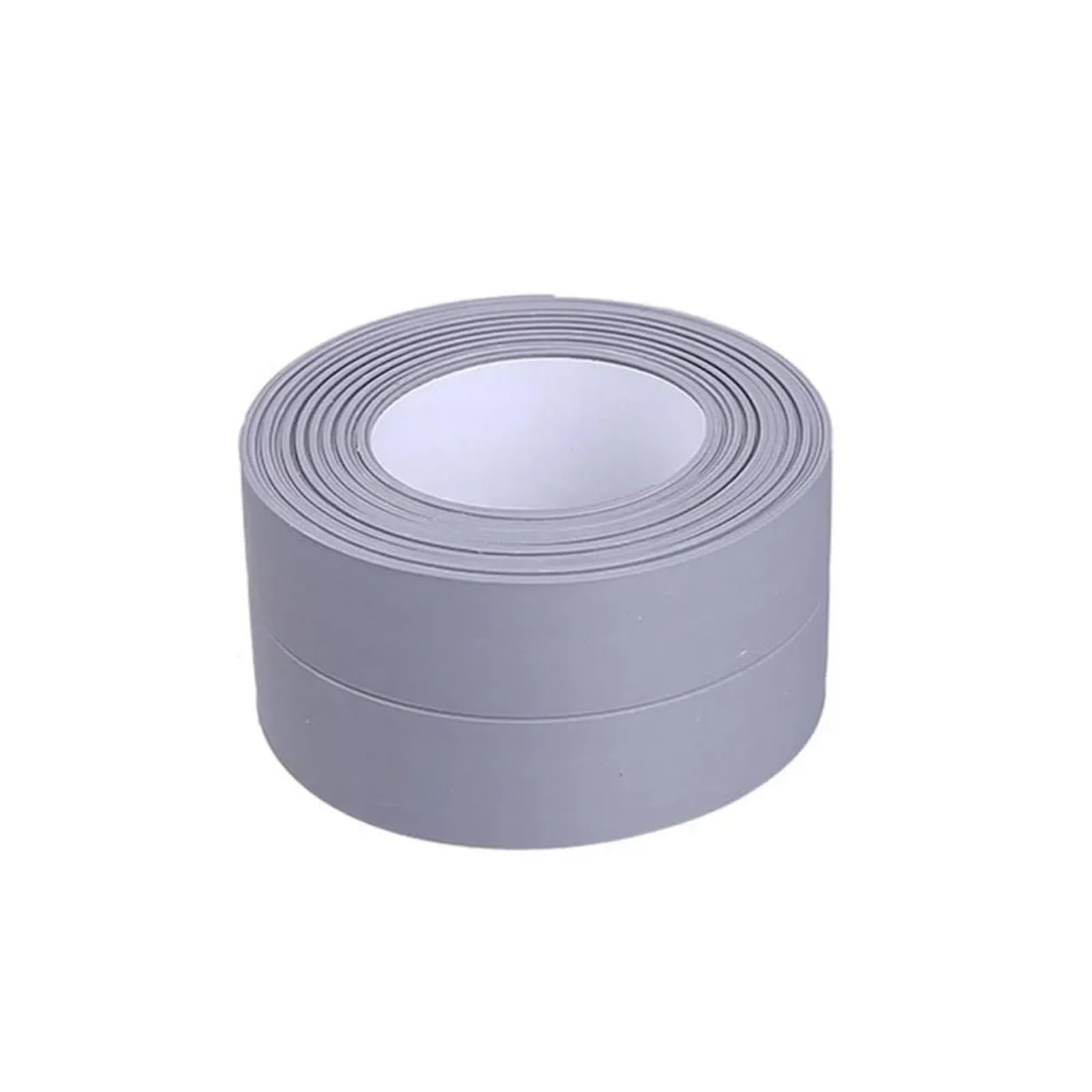 XCTDSVAH Wallpaper Border Kitchen Sealant Strip Bathroom Self Adhesive Shower Tile Sealer Household Mildew-Proof Tub Countertop Sealing(Grey)