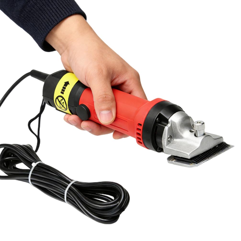 Esquiladora eléctrica para ovejas 24000R/Min 690 W 220 V cortapelos Profesionales de Lana de Baja vibración fácil de operar Elimina rápidamente la Lana y el Pelo de Camello Rojo