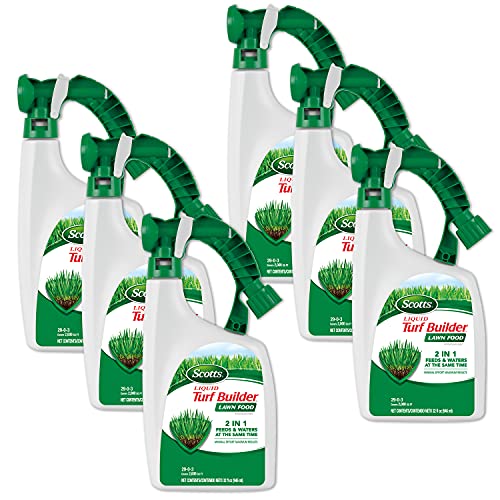 Scotts Liquid Turf Builder Fertilizante Líquido 32 fl oz 6 Pack miniatura 1