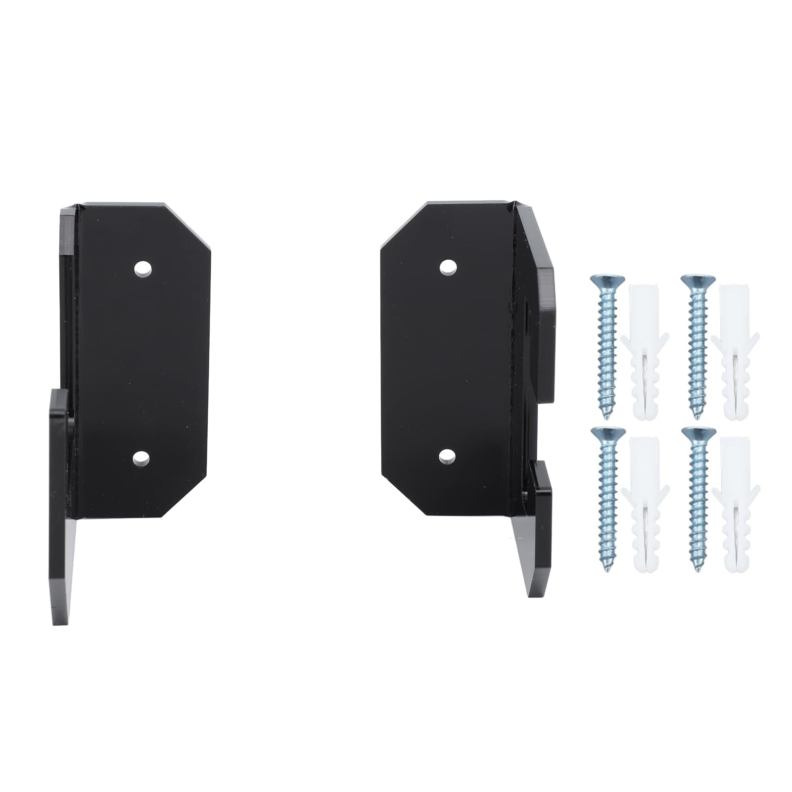 Soporte de Espada Horizontal de Hoja Plana, Soporte Acrílico de Montaje en Pared Estable para Exhibición del Hogar y la Empresa, Estante de Espada con Kit de Tornillos (BLACK)