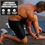 Ho Stevie! Premium Surf Leash - No Tangles, No Lost Surfboard - Hi-Strength Lightweight 1/4" Cord - Feels Like Surfing Leashless - 6/7/8/9 Feet - Image 3
