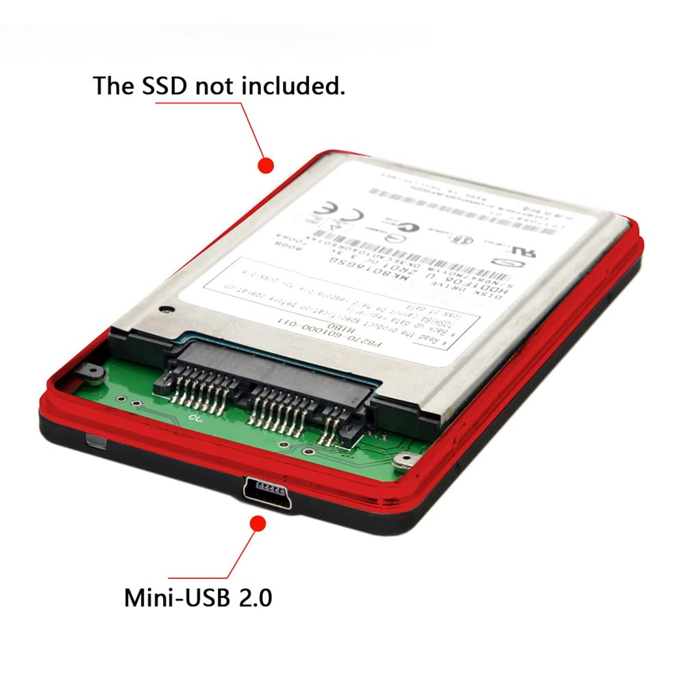 Amazon.com: NFHK USB2.0 480Mbps to 1.8 inch Micro SATA 16pin 7+9