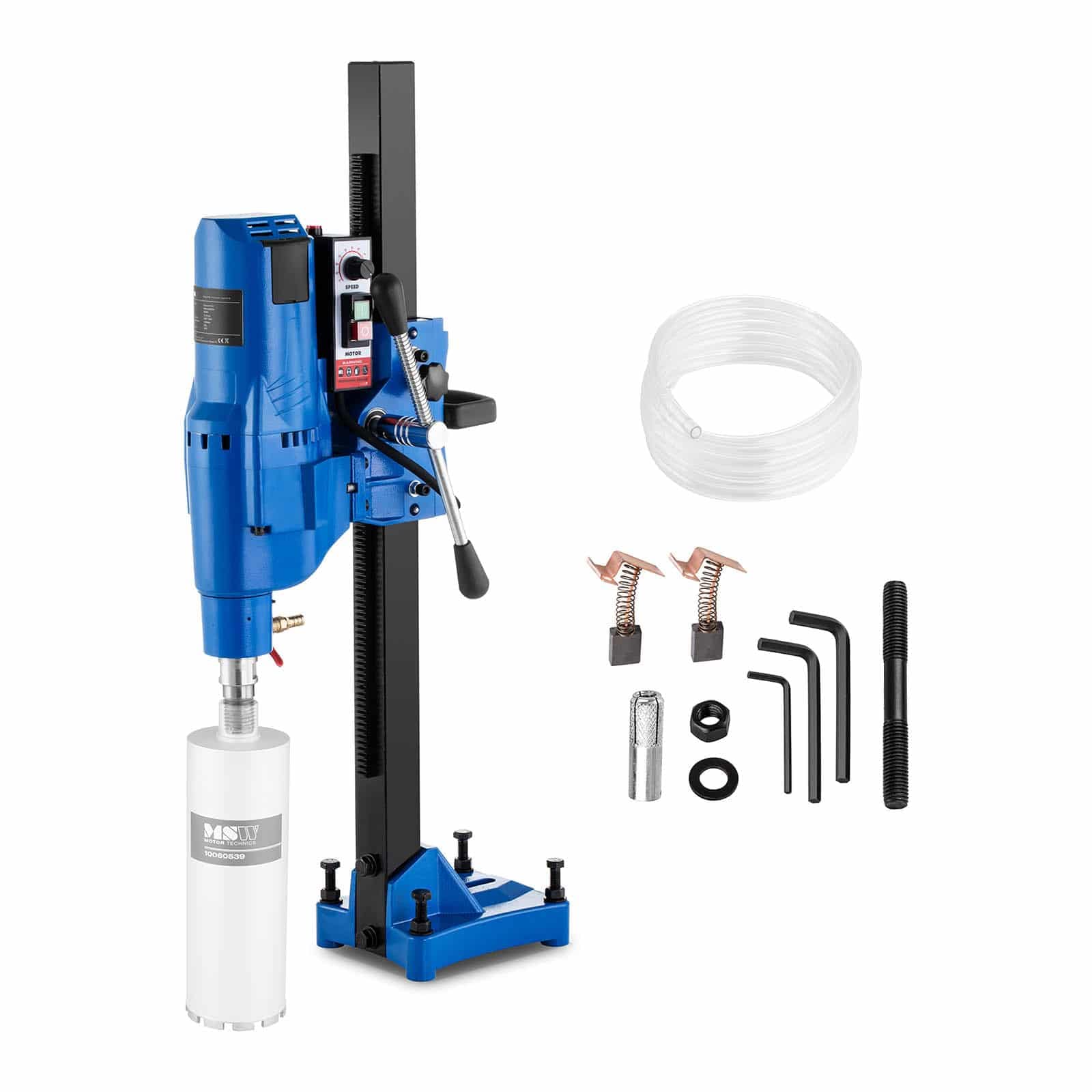 MSW Kernbohrgerät Magnetbohrmaschine Kernbohrmaschine MSW-DDM255 (3300 W, 580 U/min, Bohrdurchmesser max. 255 mm)