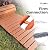 6 Feet Wooden Garden Pathway, Btowin VCF 22 inch Widened Outdoor Roll Out Cedar Wood Straight Walkway, Weather-Resistant Decorative Flooring Path for Lawn Patio Pavers Boardwalk Beach Wedding Party