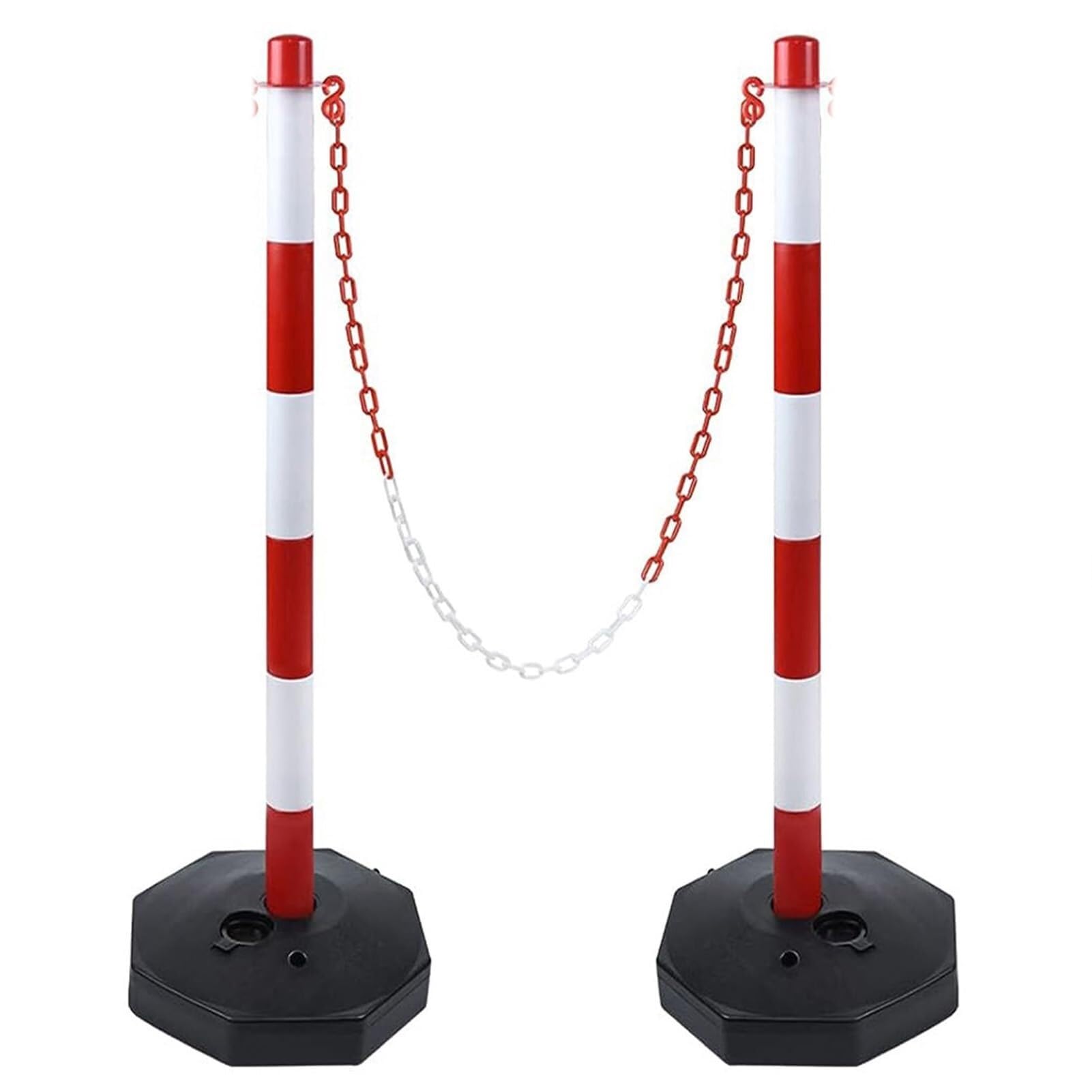 YNBSHGAA Folding Parking Barrier Bollard - High Visibility, Lockable, Rust Proof Solution for Private Parking Driveway Security,1