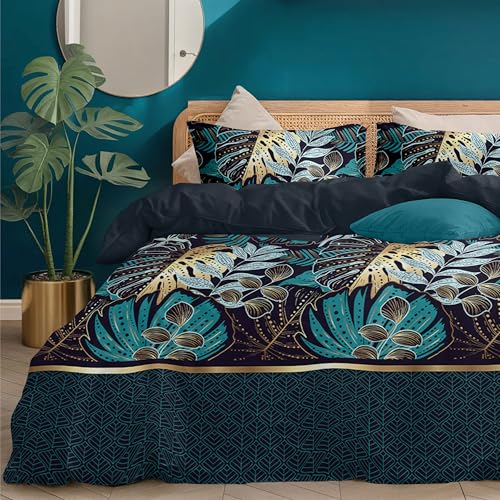 Dreamzie Bettwäsche Set 200x220 cm mit 2 Kissenbezügen 80x80 cm –...