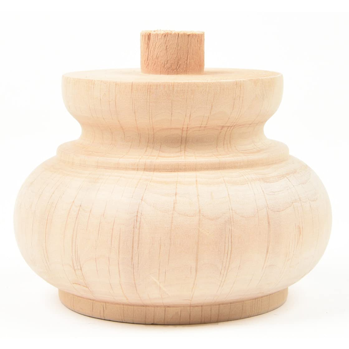 Holzando Möbelfüße aus Holz – Ø110 mm, Erle, naturbelassen