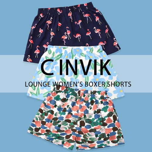 Image of Boxer Shorts for Women Gingham Sleep Y2k Printed Boxers Pj Boxer | Trendy Short,Checkered,Baggy Pj Boxers
