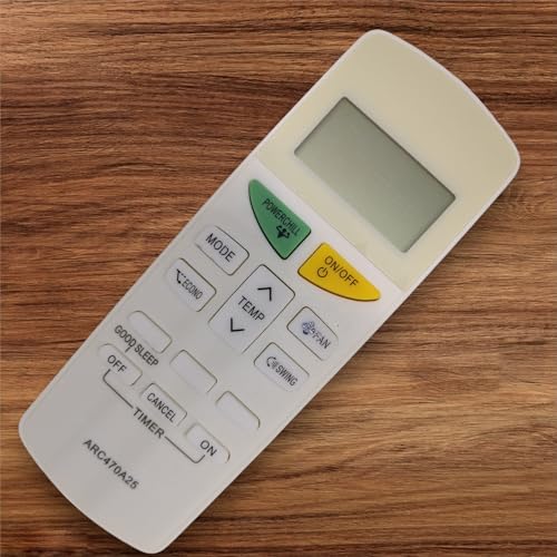 Image of AMAZOR All Ac Remote Control Compatible For Daikin Air Conditioner Remote (Arc470A25),White