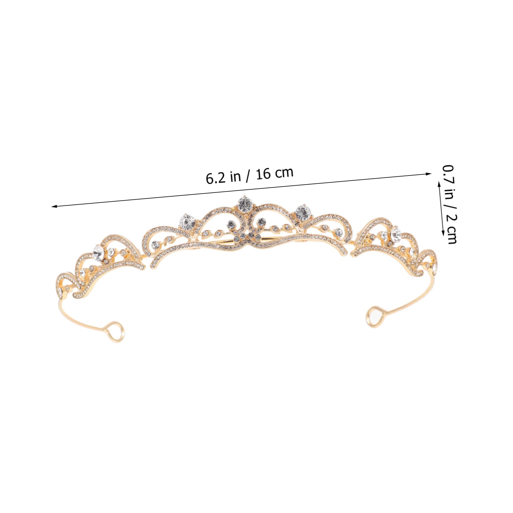 Beavorty 3 Piezas Tocados De Novia De Cumpleaños Para Mujer Tiara De Cristal De La Boda Tiaras Para Niñas Vintage Para Mujer Quinceañera Aleación De Zinc Perder Barroco Venda