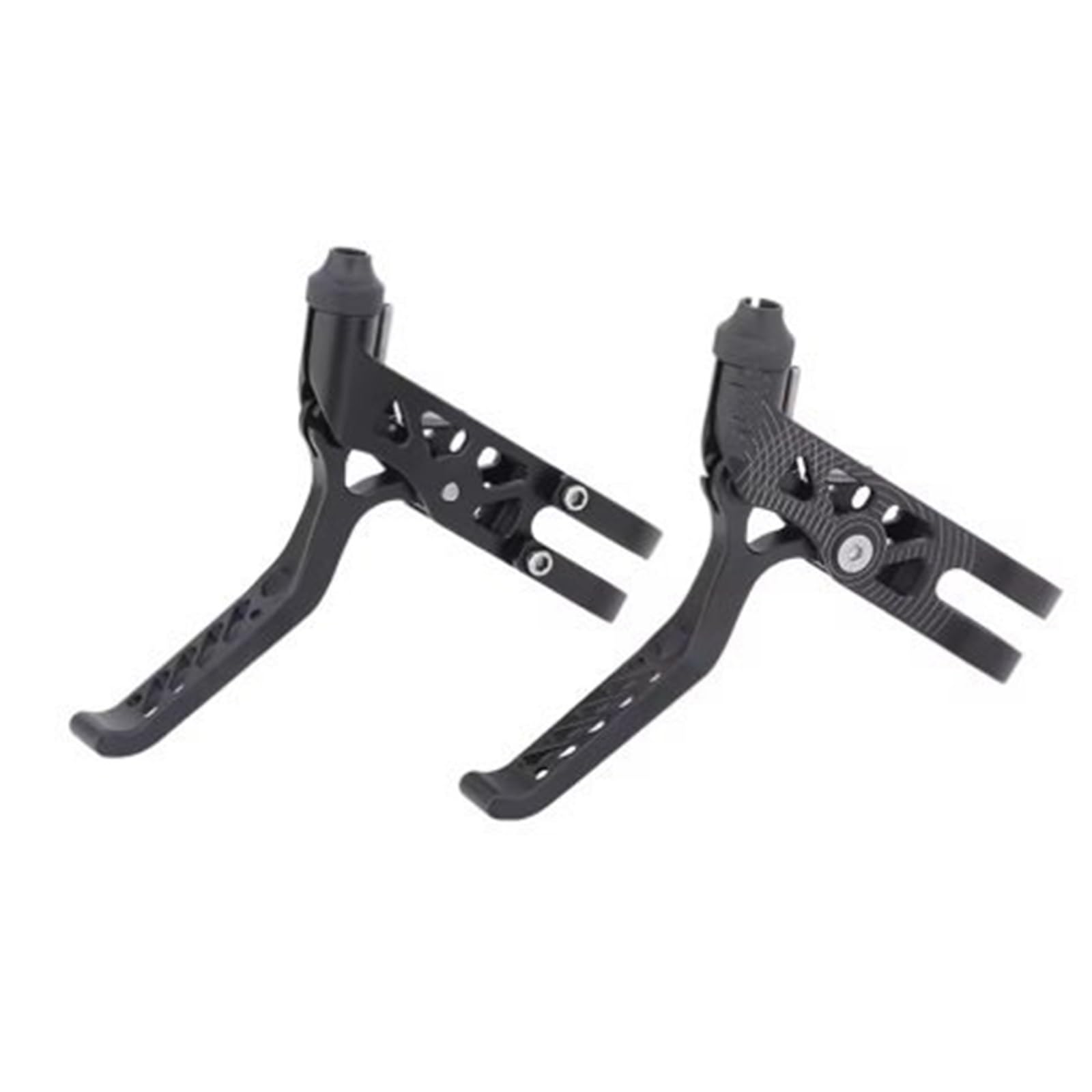 Pmagsyq Black A Pair Bike Brake Rear Drum Bike Rear Brake Drum Fit For Brompton Folding Bike Ultralight Hollow V Brake Lever Handlebar Brake Levers Cnc Aluminum Alloy(Black A Pair)