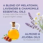 Dr Teal's Moisturizing Bath & Body Oil, Sleep Blend with Melatonin, Lavender & Chamomile Essential Oils, 8.8 fl oz. - Image 2