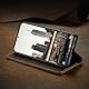 caseme Handyhülle für Samsung Galaxy S22 5G Hülle Premium Leder Klappbar Flip Case Magnet Kartenfach Standfunktion Tasche Schutzhülle für Samsung Galaxy S22 5G (6.1 Zoll) - Kaffee