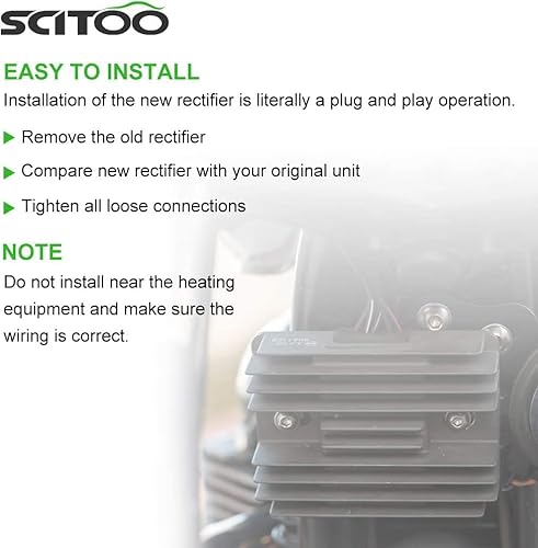 Scitoo Ld2735283Rv Voltage Regulator Rectifier 1999-2002 For Suzuki Sv650 1999-2002 For Suzuki Sv650S #TOP4